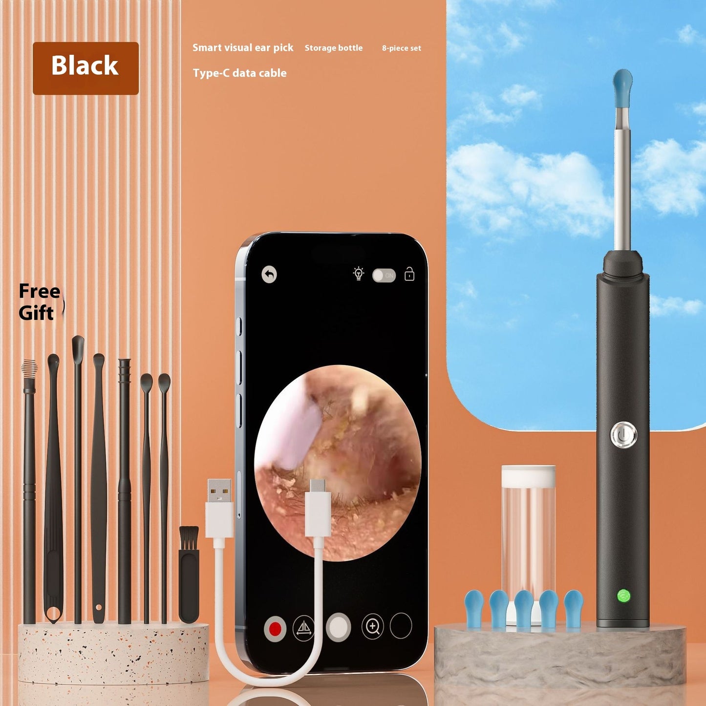 Visual Earpick Gadget Tools HD Intelligence