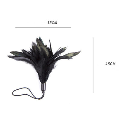 Men's And Women's Black Bed Scratch An Itch Feather